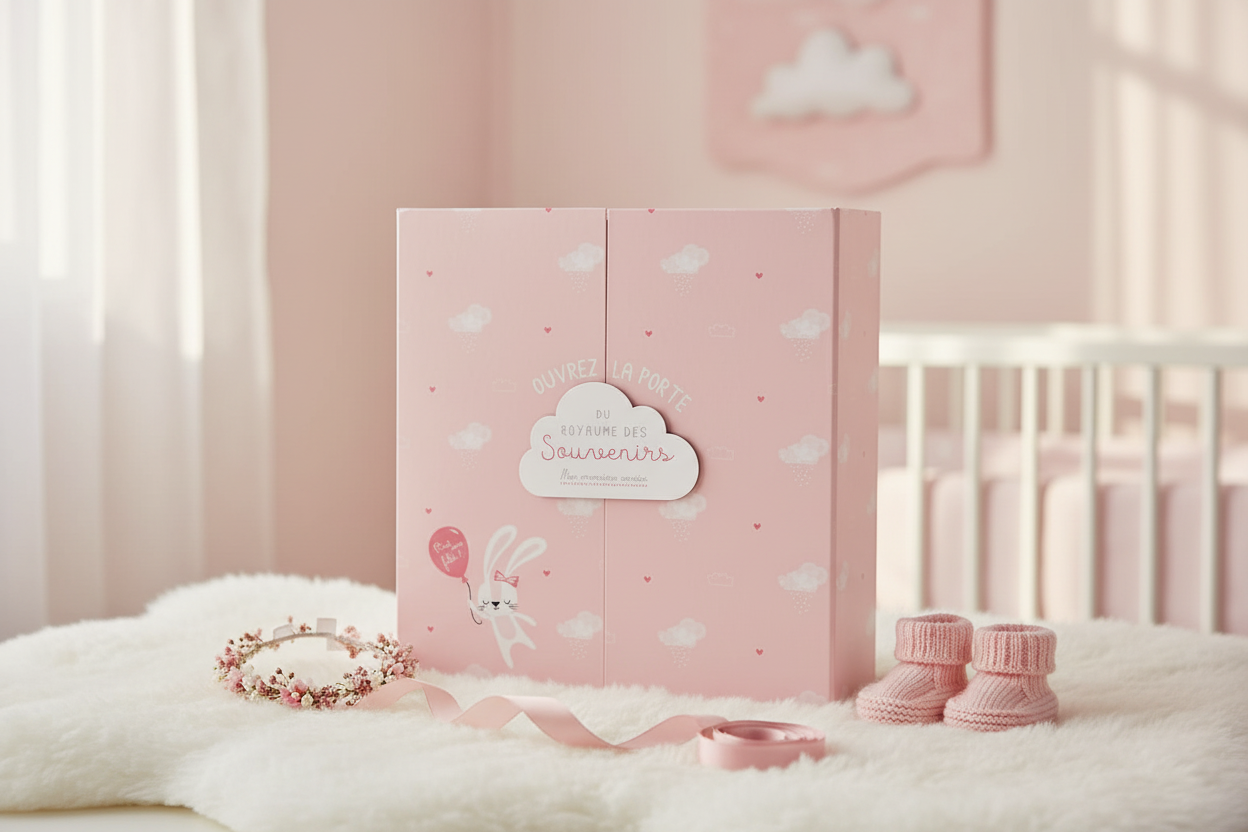 Scatola Ricordi Coniglietta Rosa - Lifestyle