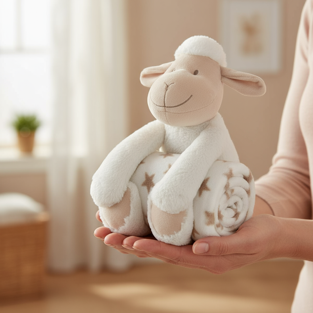 Set regalo pecorella nelle mani