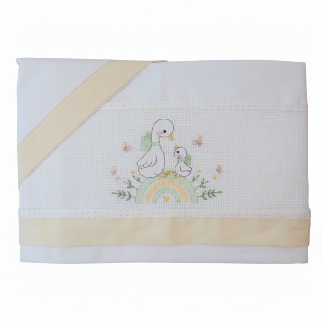 Sfondo bianco paperelle