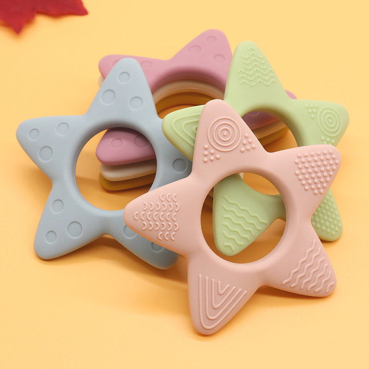 Massaggiagengive Morbido a Forma di Stella | Sollievo Dentizione Sensoriale