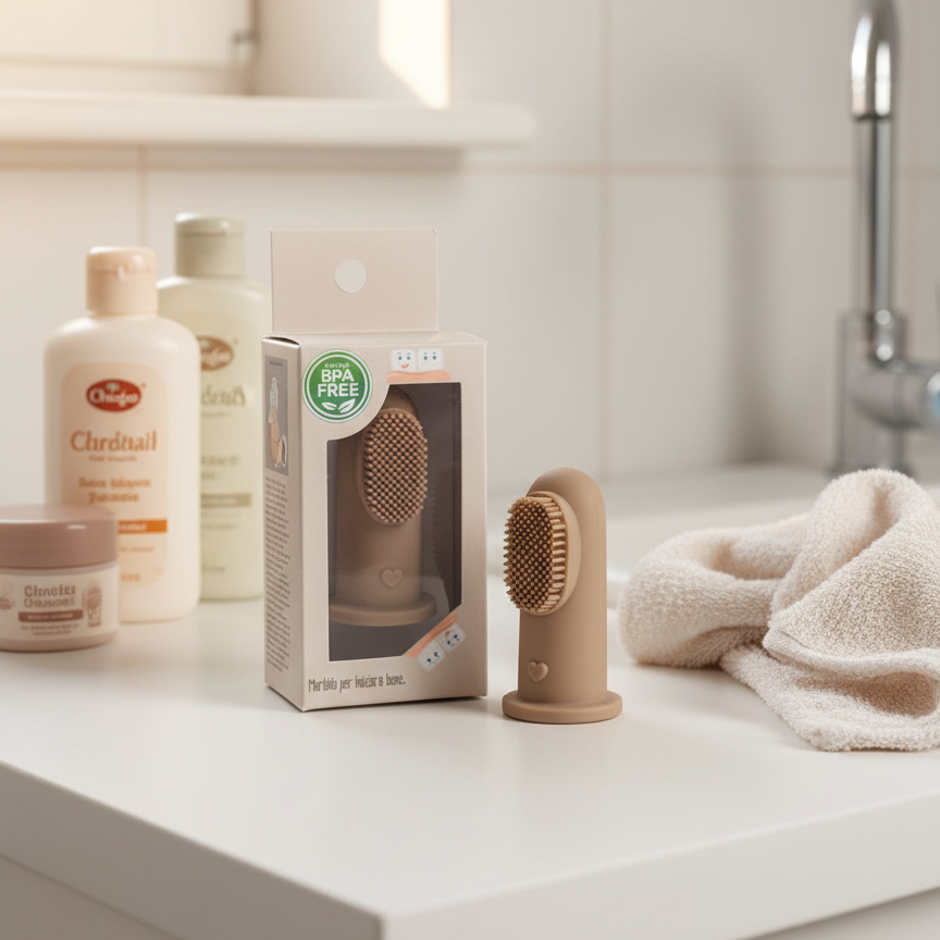 Spazzolino con badge BPA Free