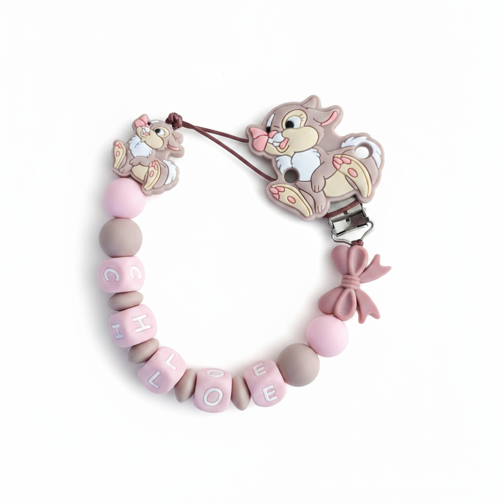 Tamburina Rosa - Sfondo Bianco v3