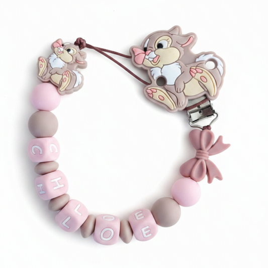 Tamburina Rosa - Sfondo Bianco v3