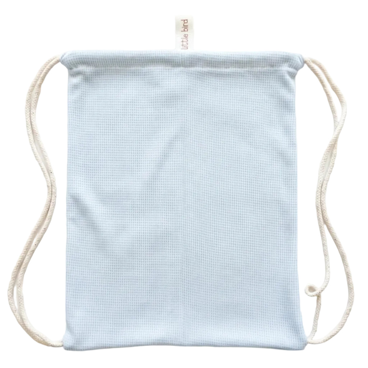 Little Bird - Sacca Cambio Neonato e Nido Personalizzabile in Cotone Celeste - 100% Cotone - Organizer Neonato